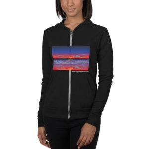 Venice Sunset Unisex zip hoodie